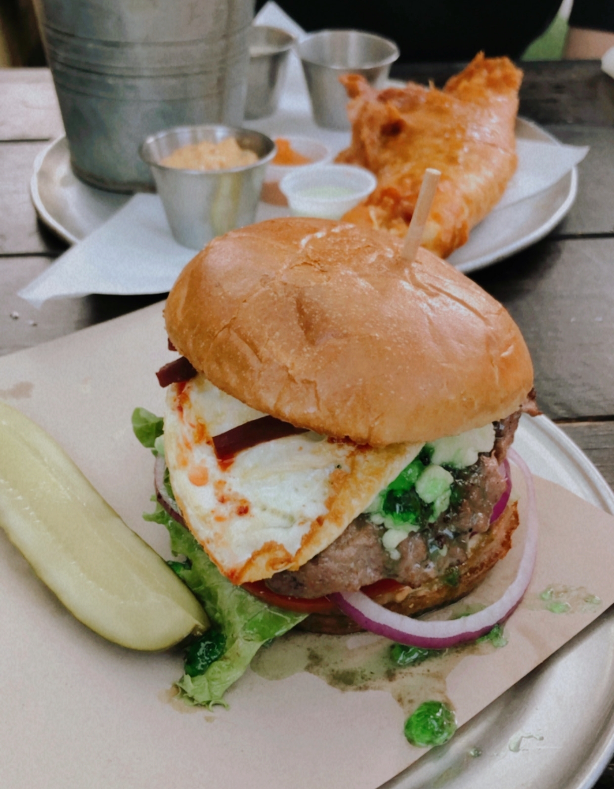 Bare Lamb Burger from Dunedin New Zealand Eats