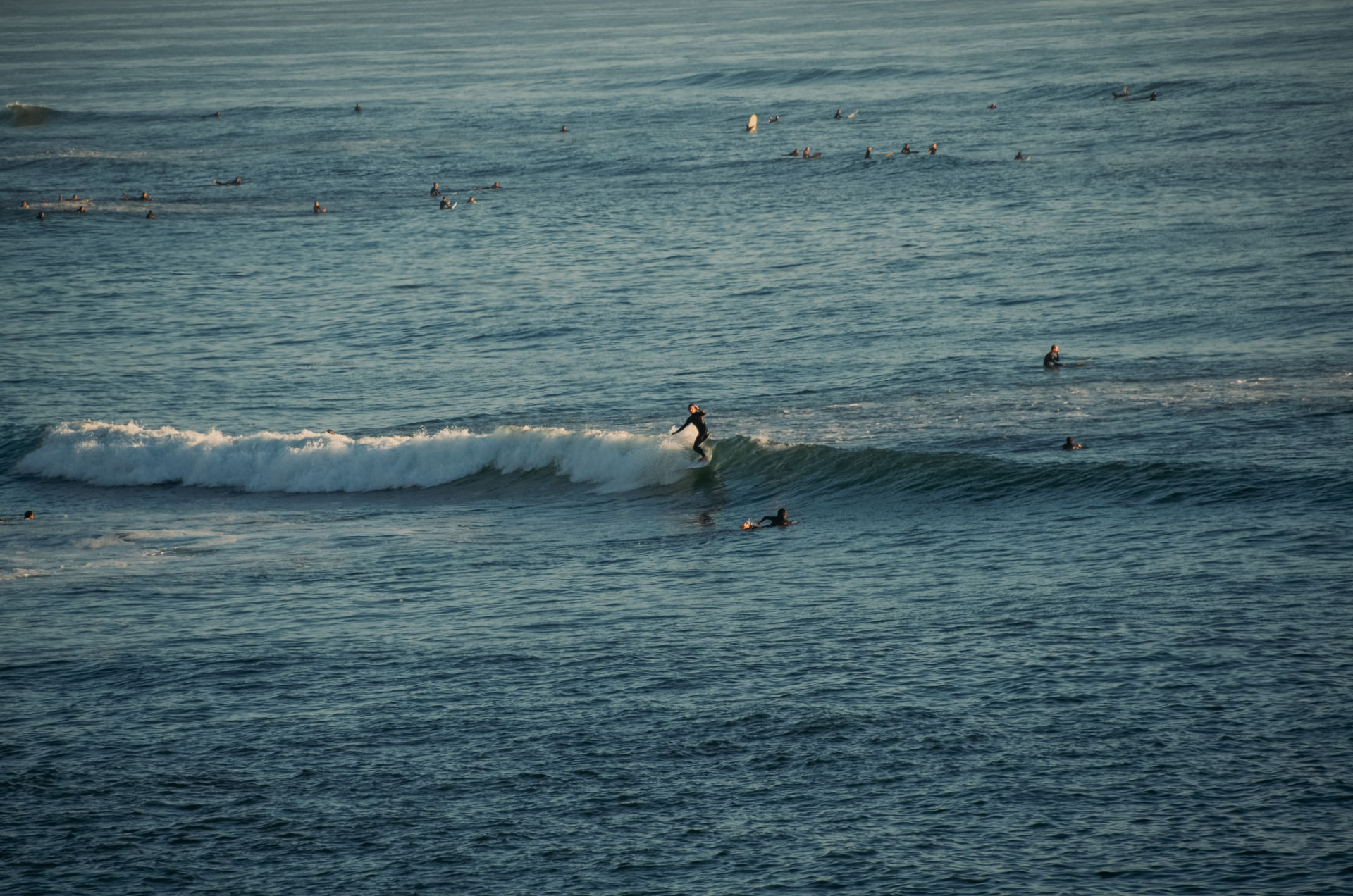 Surfers in San Diego, CA