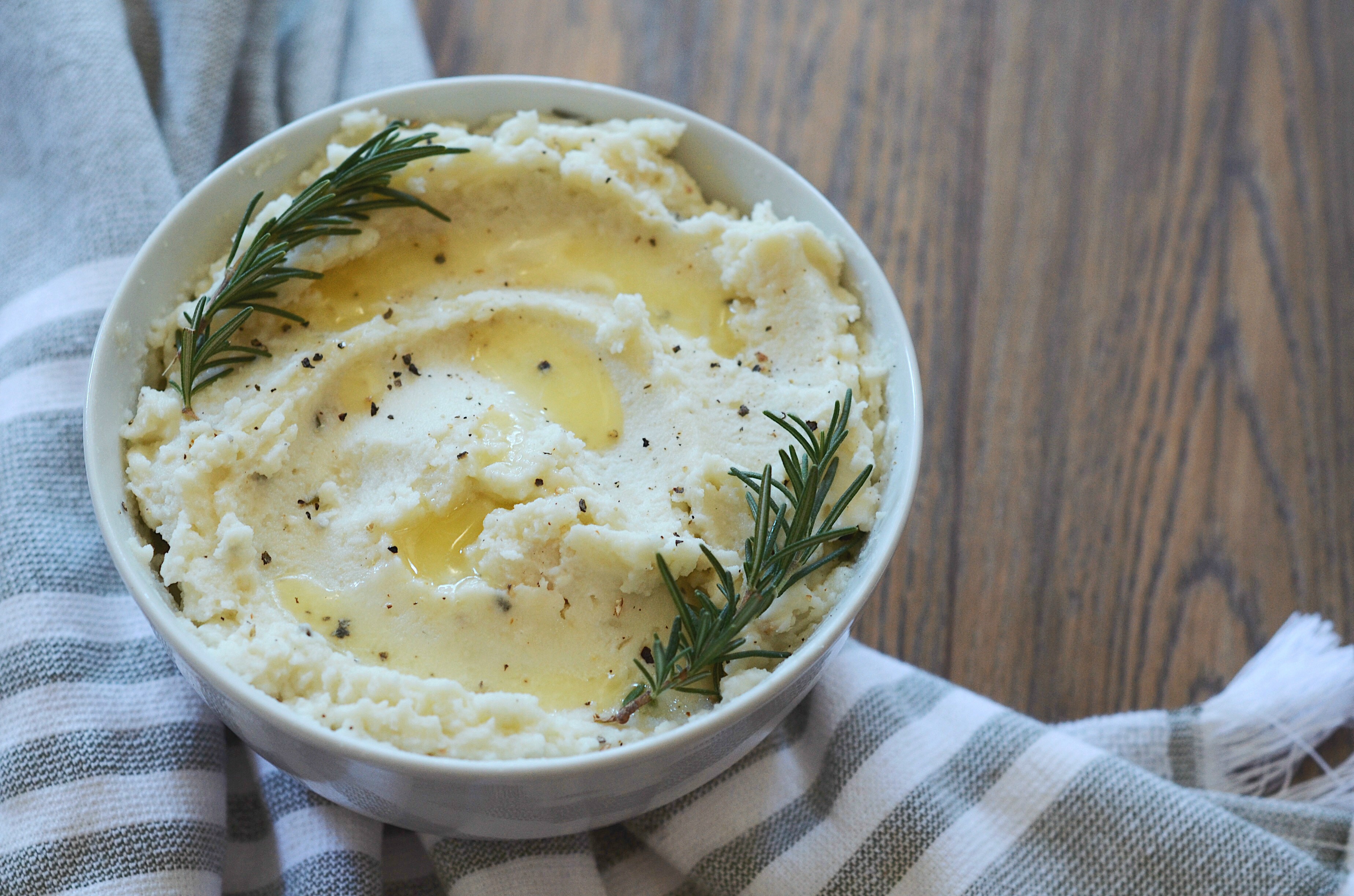 Rosemary Gorgonzola Mashed Potatoes